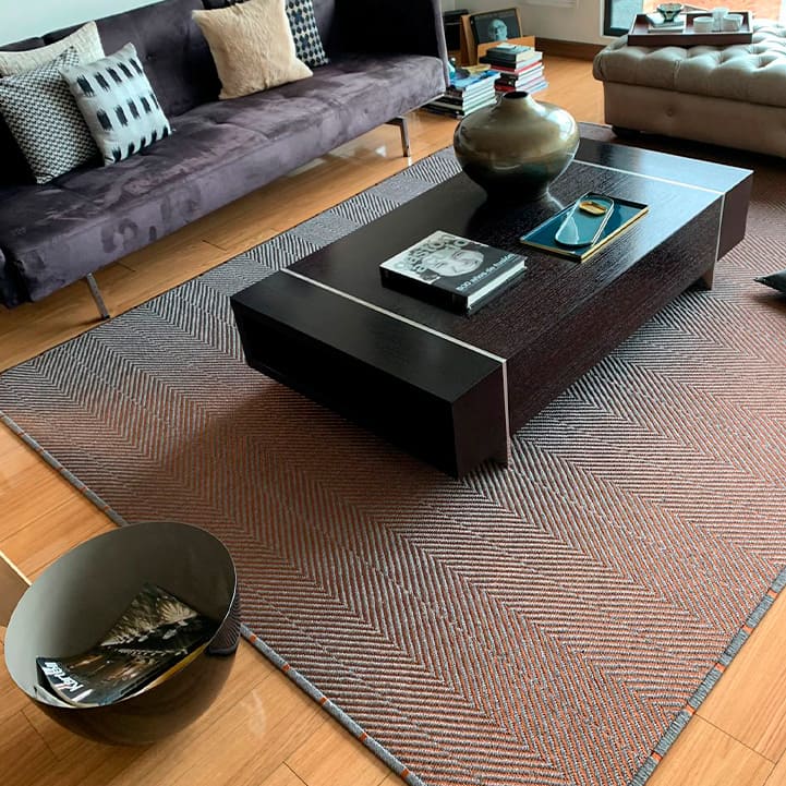 Tapetes de fique y metal