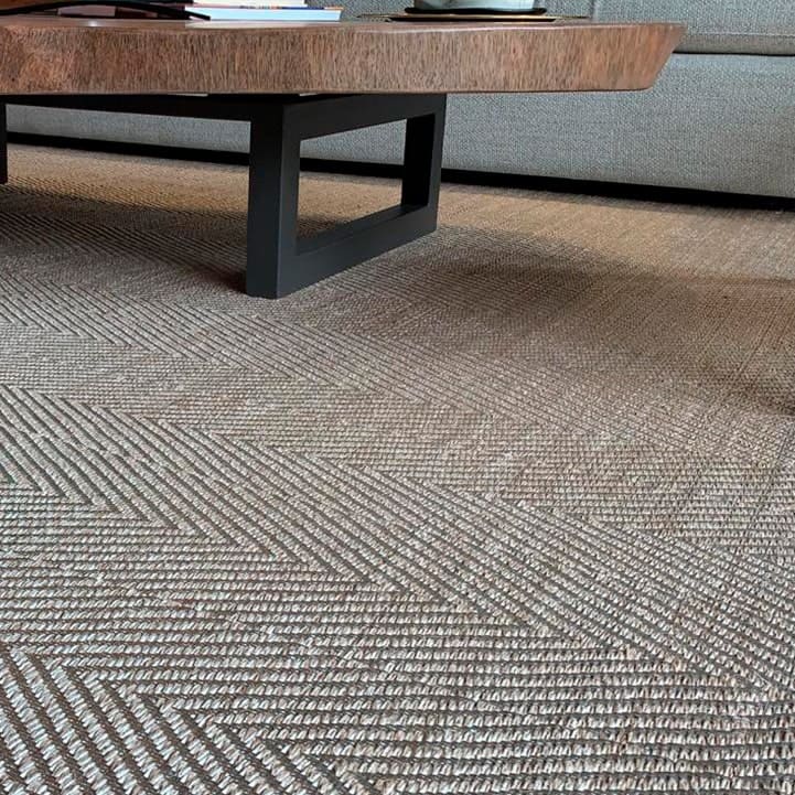 Tapetes de fique y metal