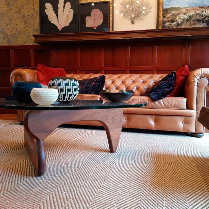 Tapetes de fique y metal