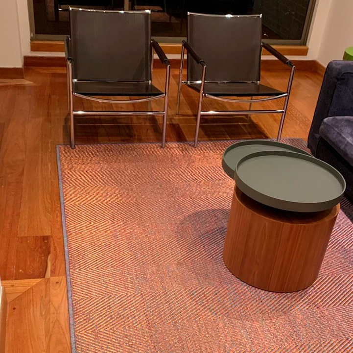 Tapetes de fique y metal