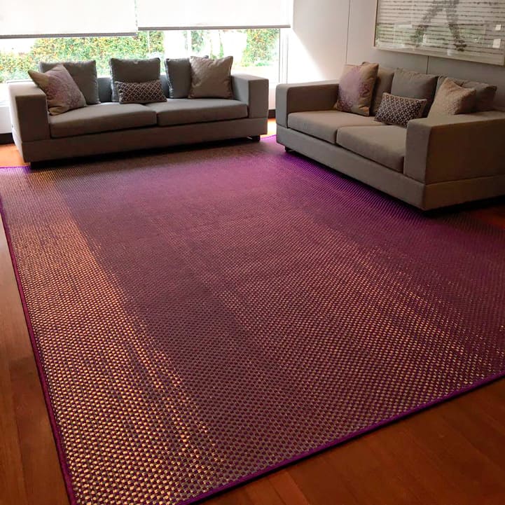 Tapetes de seda y metal