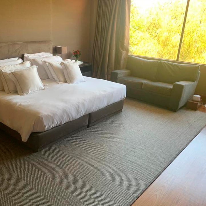 Tapetes de fique y metal