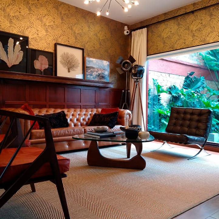 Tapetes de fique y metal