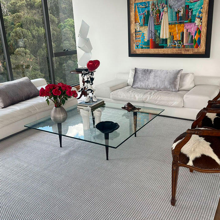 Tapetes de nylon y seda