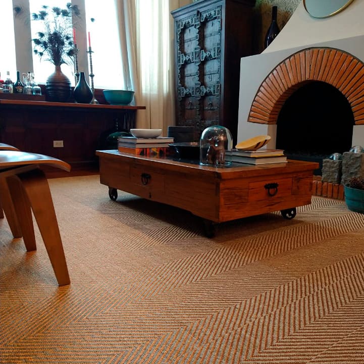 Tapetes de fique y metal