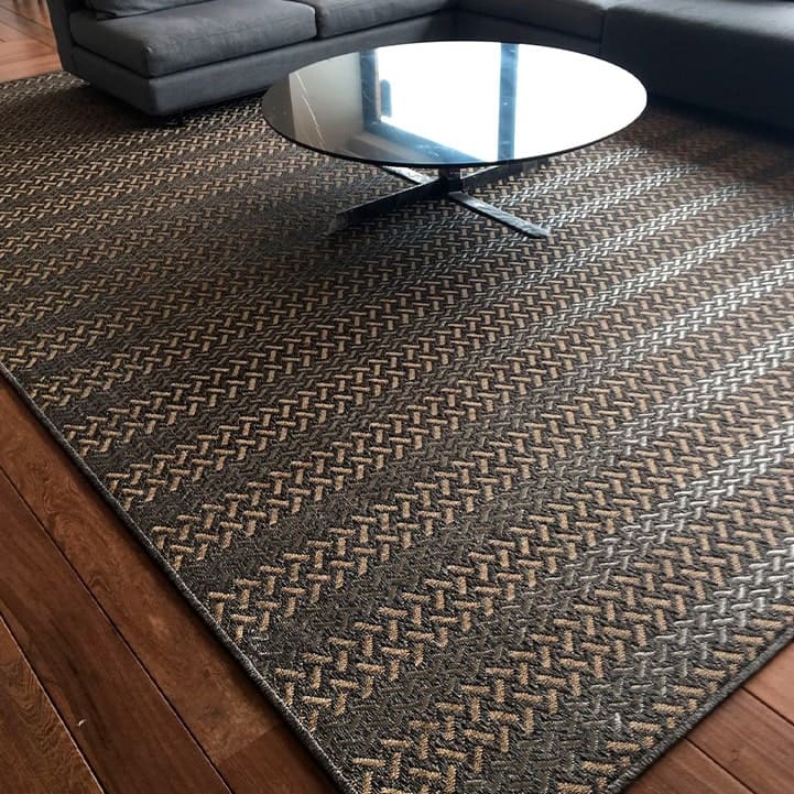 Tapetes de fique y metal