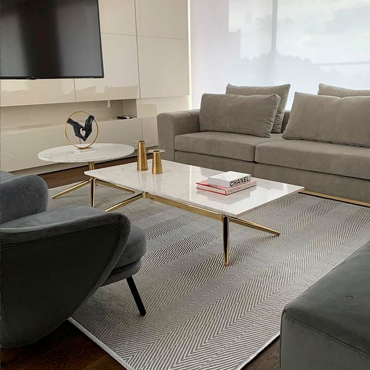 Tapetes de seda y metal